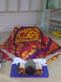 A breathwork session